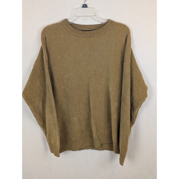 Jones New York Knit Sweater Brown/Gold Men's Size Medium - Picture 1 of 14